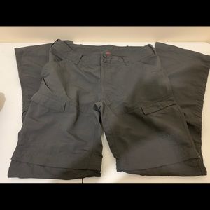 The north face women’s zip pants/shorts.